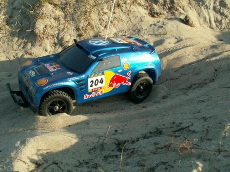 Dakar in St-Ger./Ay (5.VW Touareg in Sand)